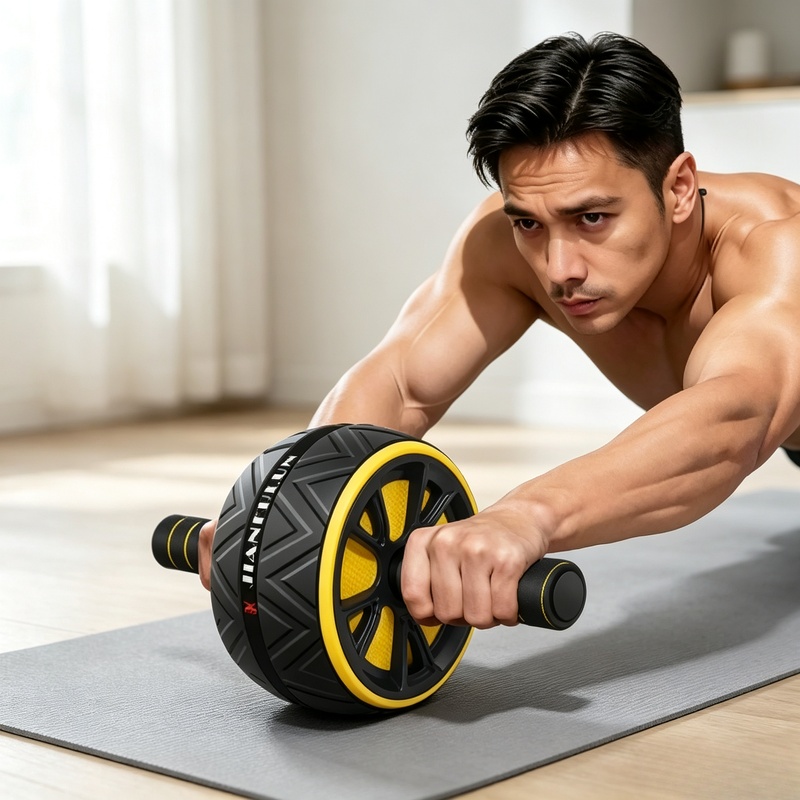 Non‑Slip Grip Ab Roller Wheel, - огляд і ціна Home Gym Routine