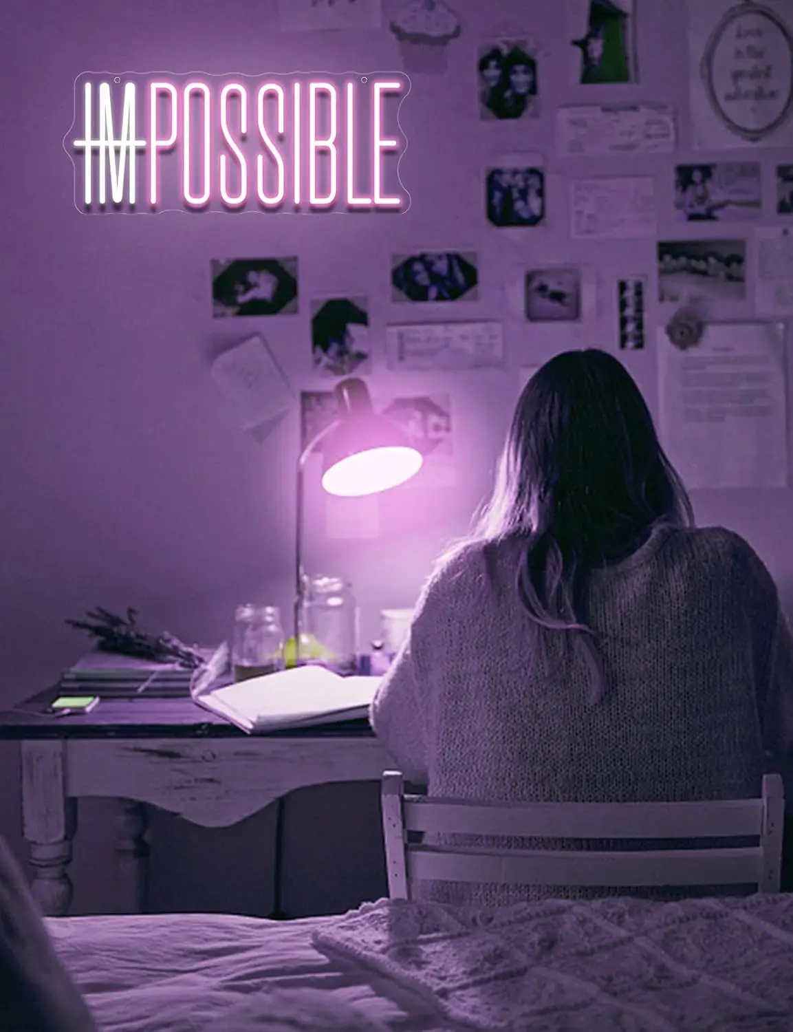 I'm Possible Neon Sign Party D - огляд і ціна Home Gym Neon Sign
