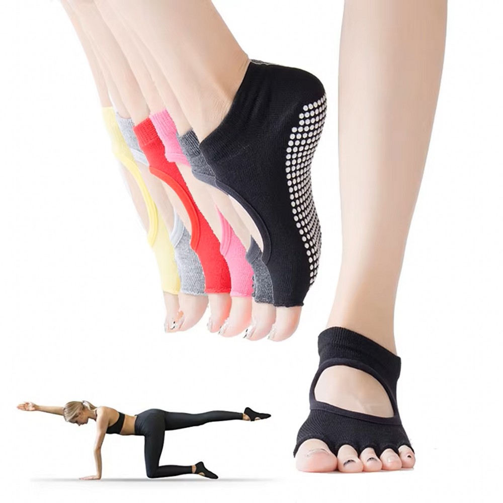 Backless Five Toe Yoga Socks O - огляд і ціна Home Gym Yoga