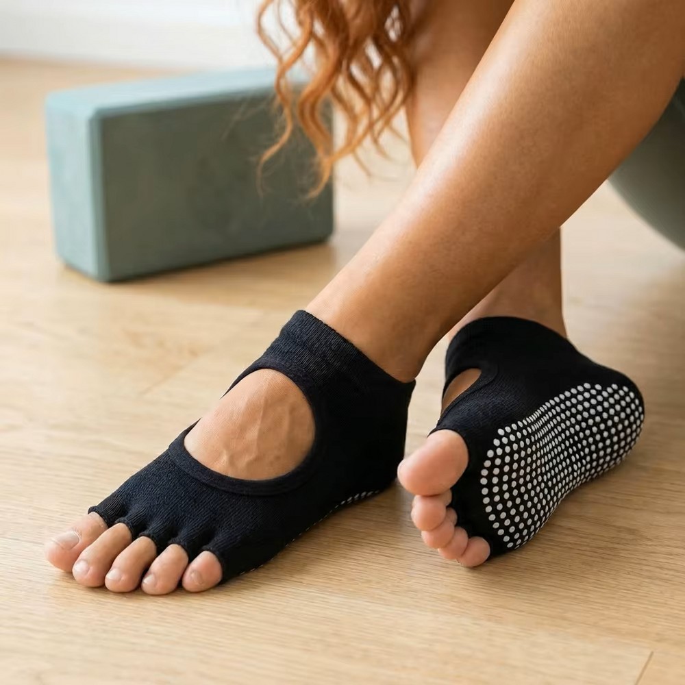Backless Five Toe Yoga Socks O - огляд і ціна Home Gym Yoga